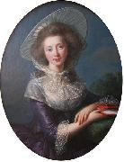 Portrait of Victoire Pauline de Riquet de Caraman (1764-1834), wife of Jean Louis, Vicomte de Vaudreuil (1763-1816) elisabeth vigee-lebrun